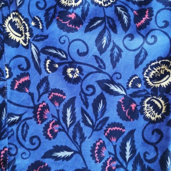 Anthropologie Jumpsuit Cartonnier Blue Mid Summer Belted 2 - Picture 5 of 10